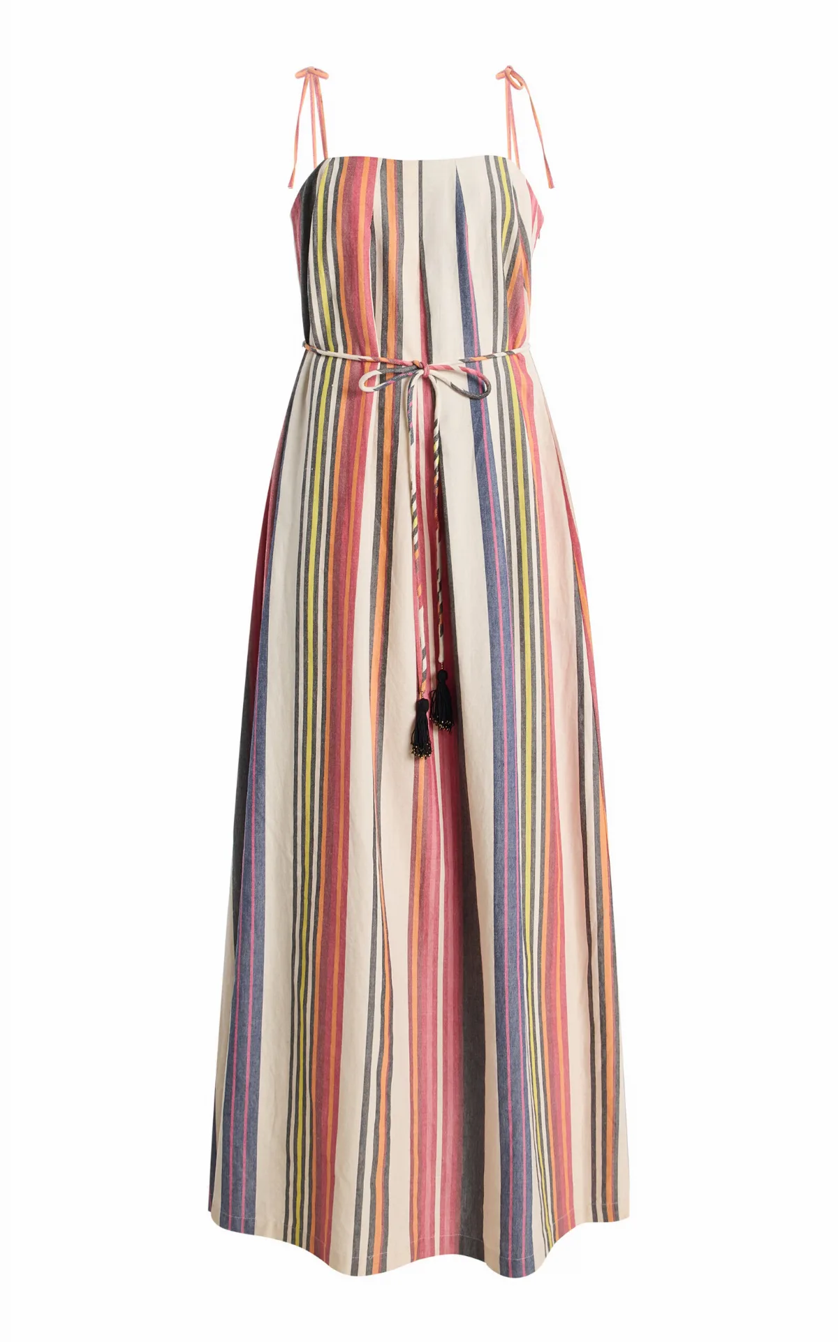 Nisus Striped Cotton Maxi Dress by Ilio Nema