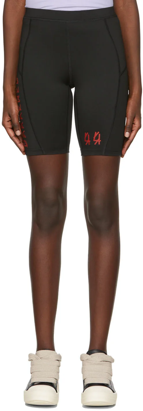Black Nylon Shorts by 44 Label Group