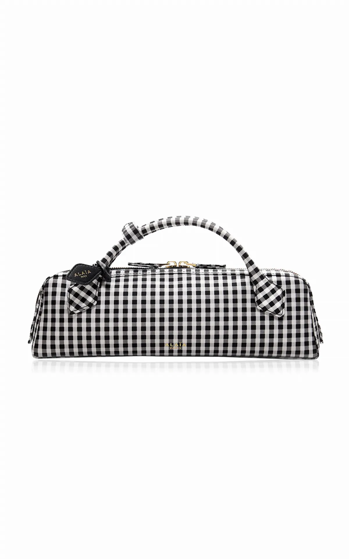 Le Teckel Gingham Clutch by ALAÏA