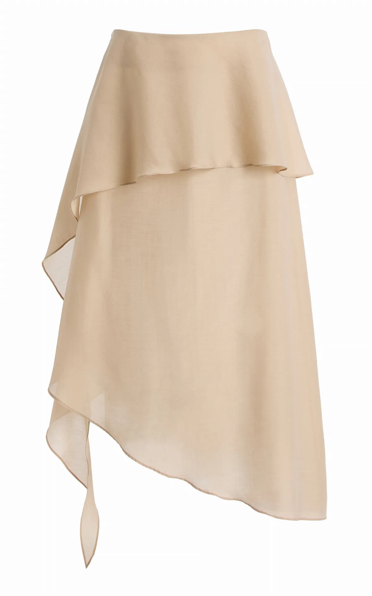 Eleanor Overlay Chiffon Midi Skirt by THE GARMENT
