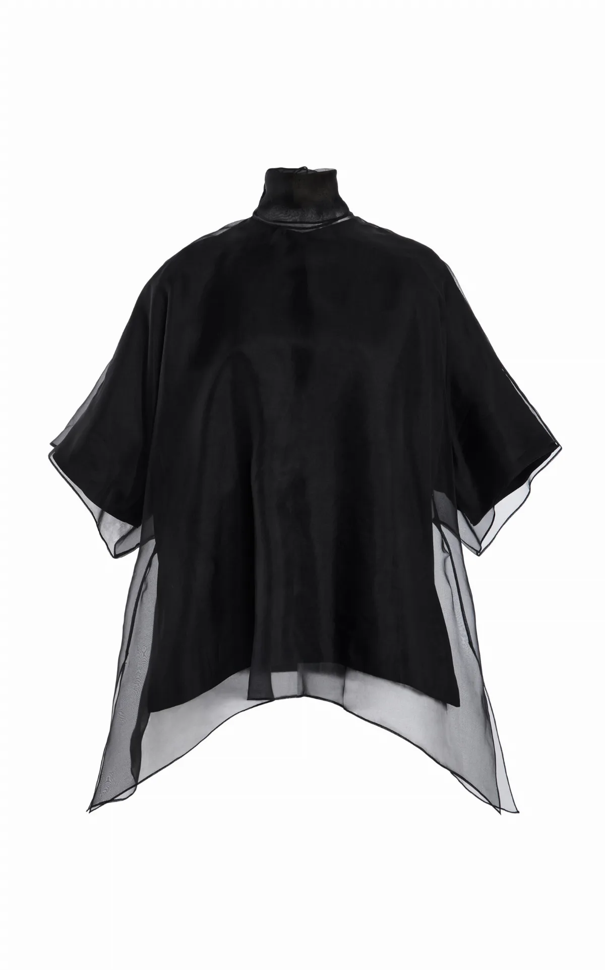 The Cali Tie-Neck Silk-Organza Blouse by Brandon Maxwell