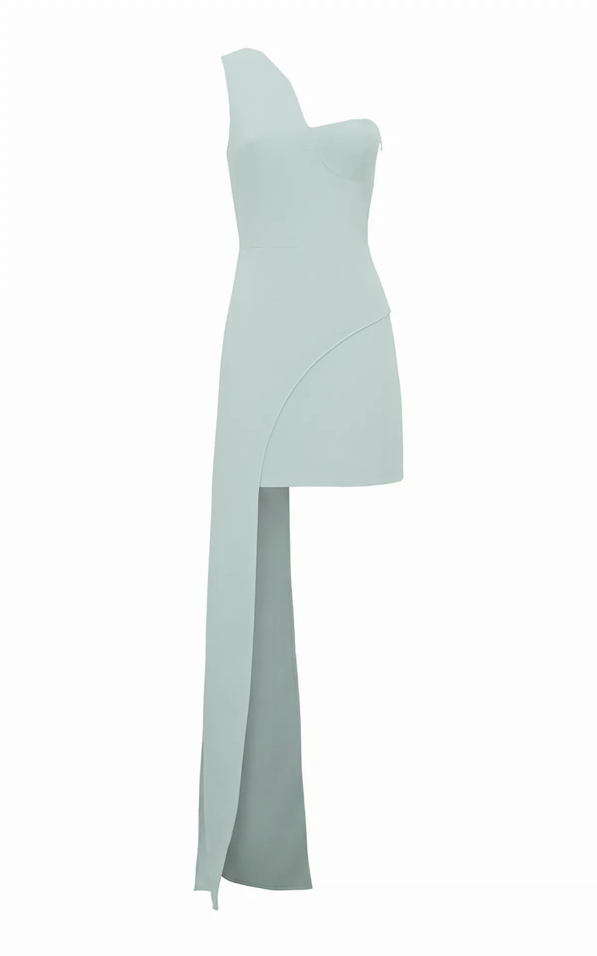 Agatha Asymmetric Cady Mini Dress by Antonio Grimaldi