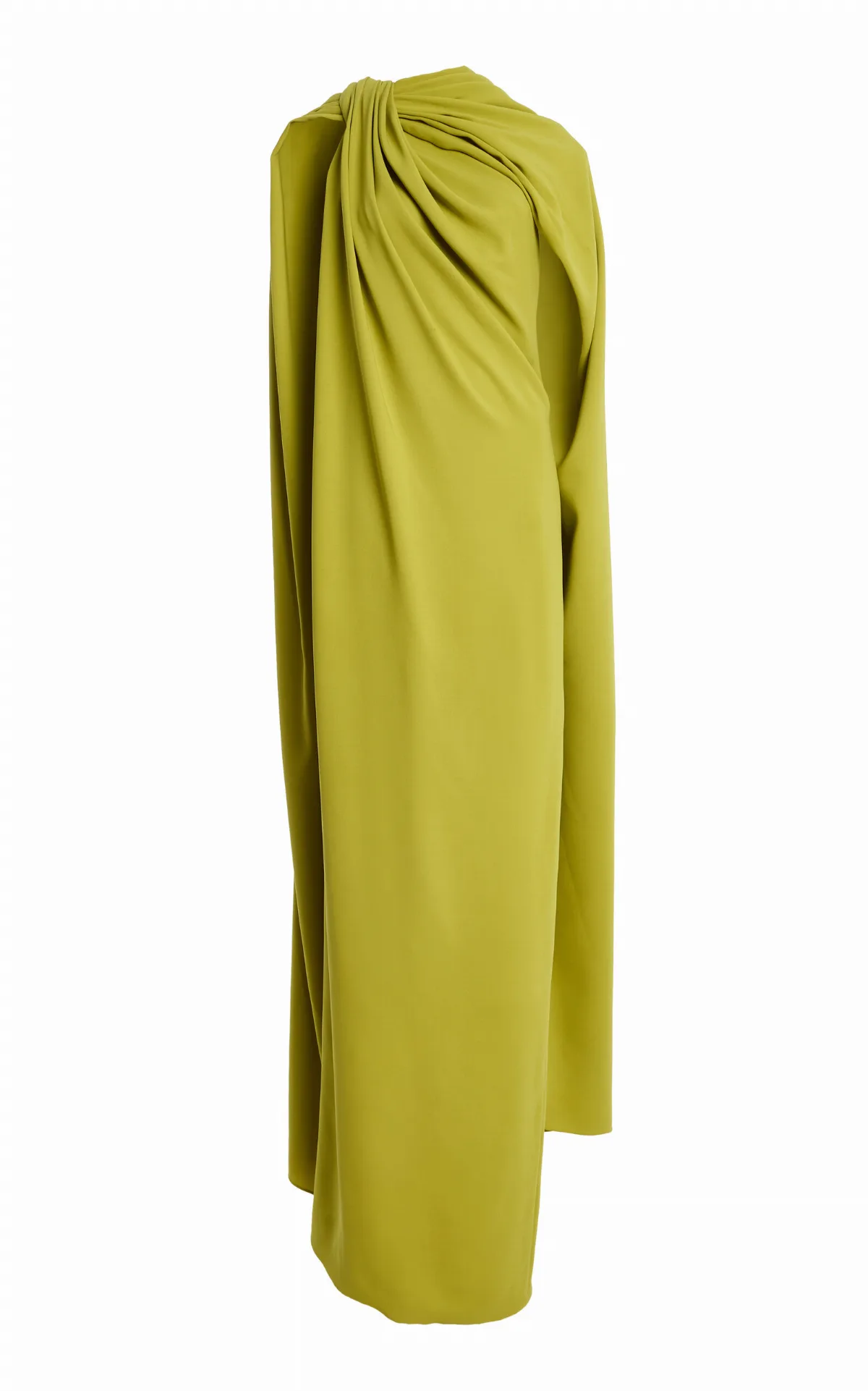 Draped Georgette Caftan Gown by Oscar de la Renta