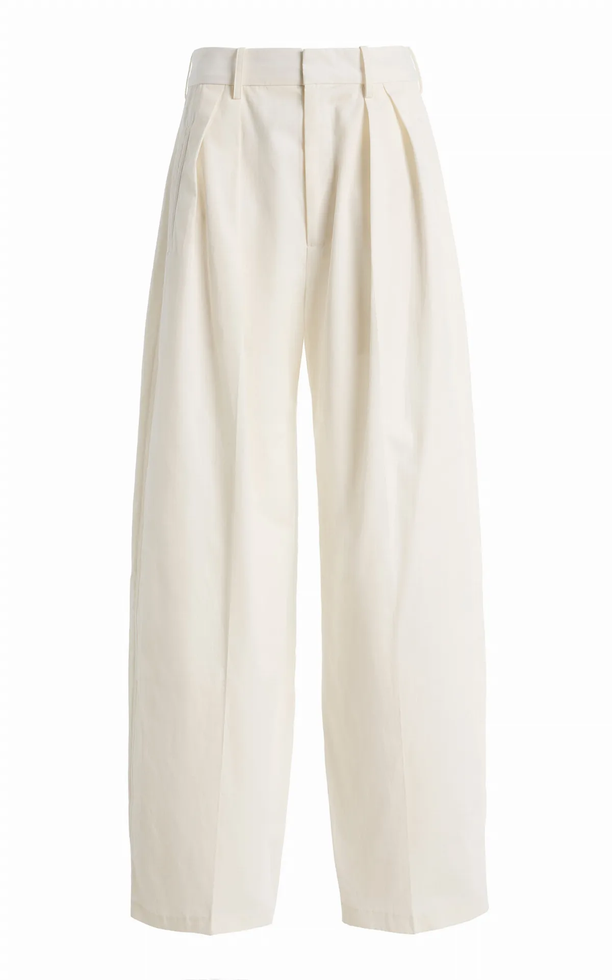 Joel Pleated Cotton-Poplin Trousers by KALLMEYER