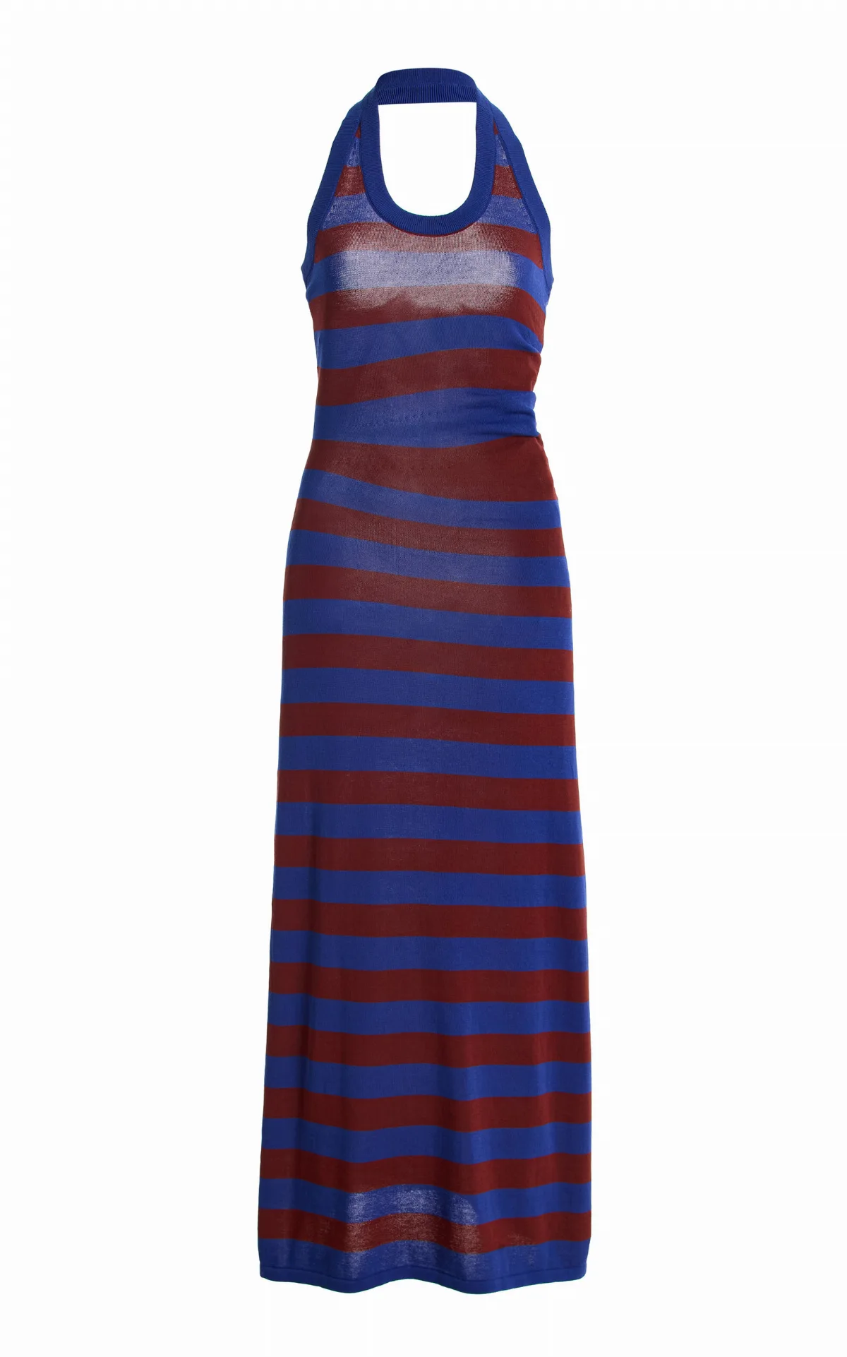 Frann Striped Cotton Maxi Dress