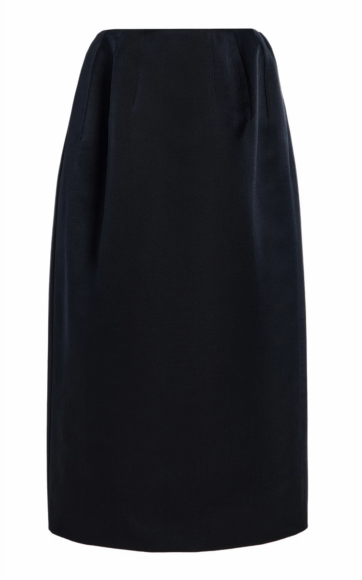 Gamin Wool-Silk Midi Skirt by The Row