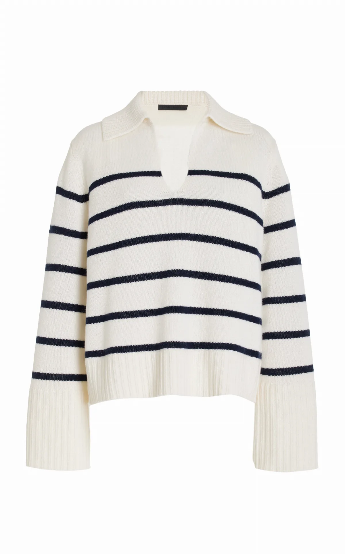 Frances Cashmere Polo Sweater by Jenni Kayne