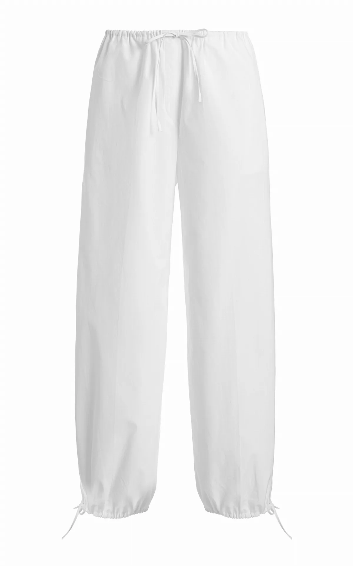 Tie-Detailed Organic Cotton Pants by Toteme