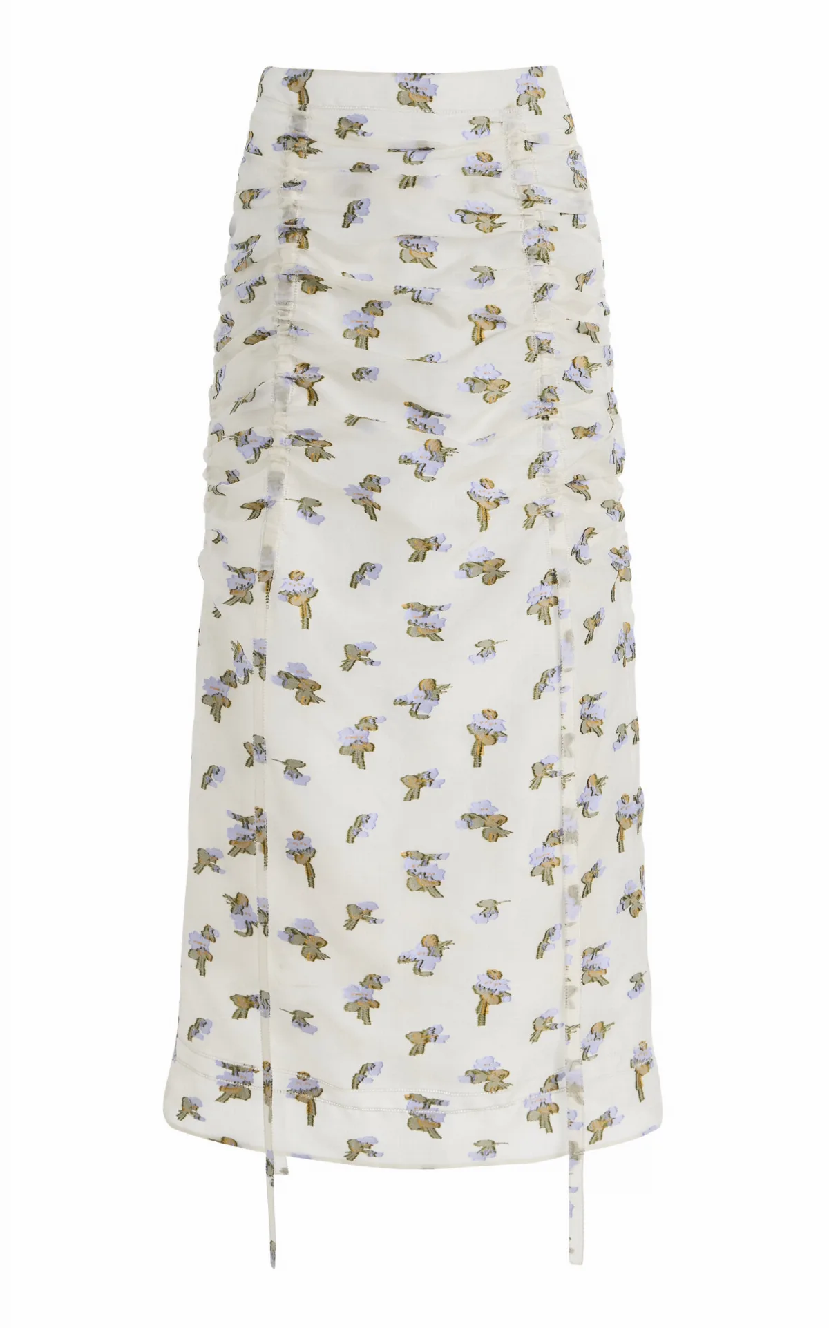 Liora Fil Coupe Organza Midi Skirt by Ulla Johnson
