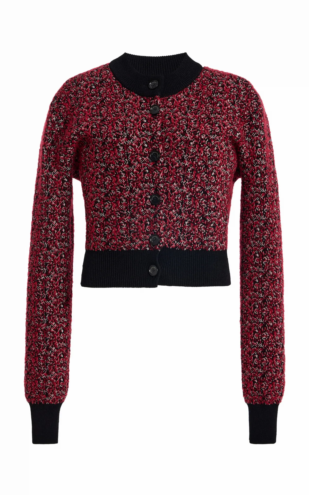 The Aubrey Jacquard Cardigan by Brandon Maxwell