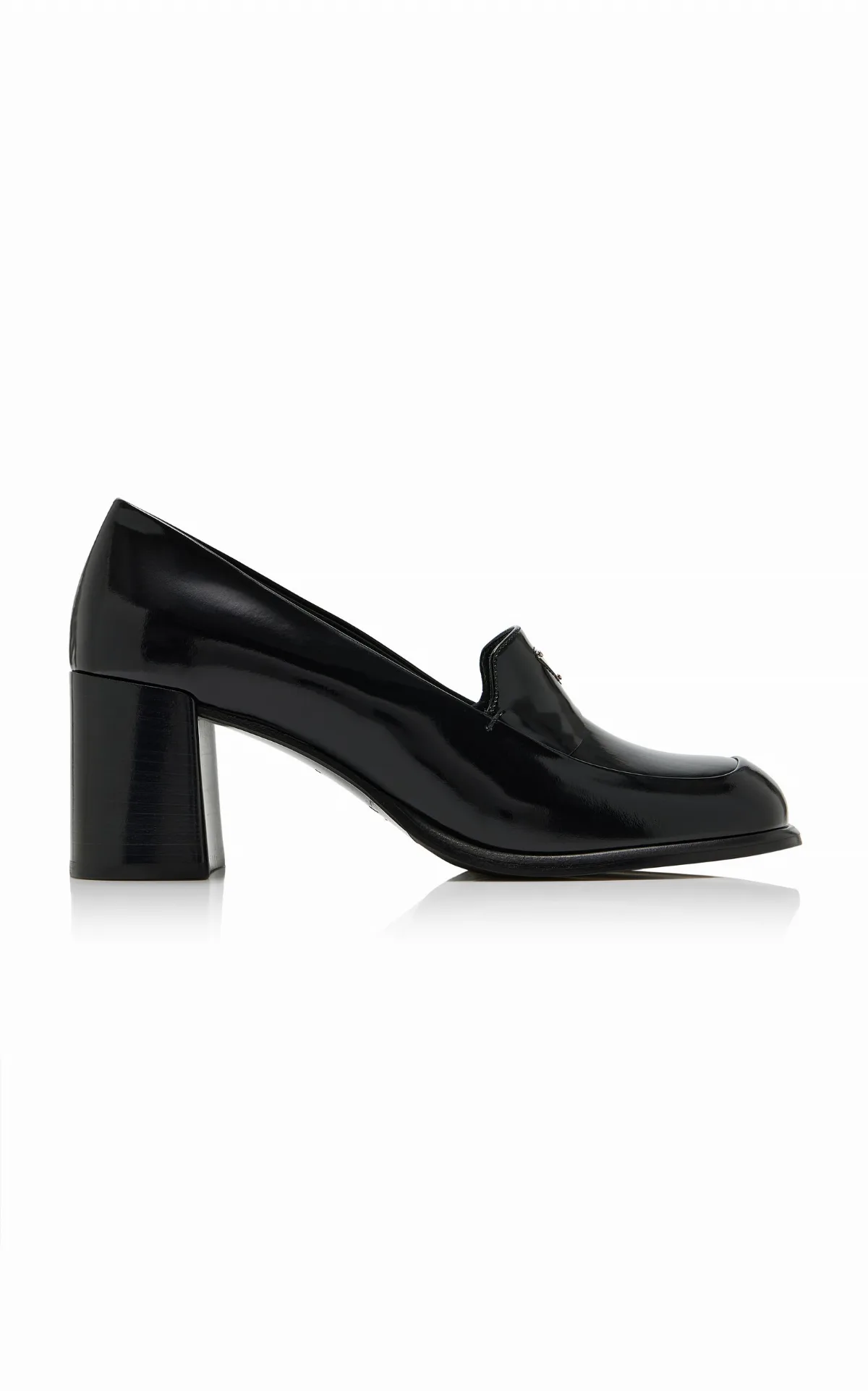 Leather Loafer Pumps