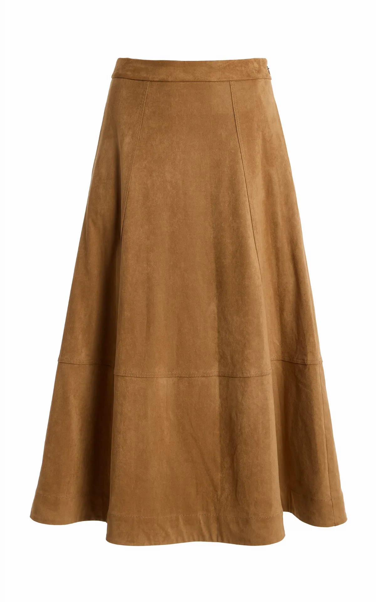 The Aspen Faux Suede Midi Skirt by Favorite Daughter