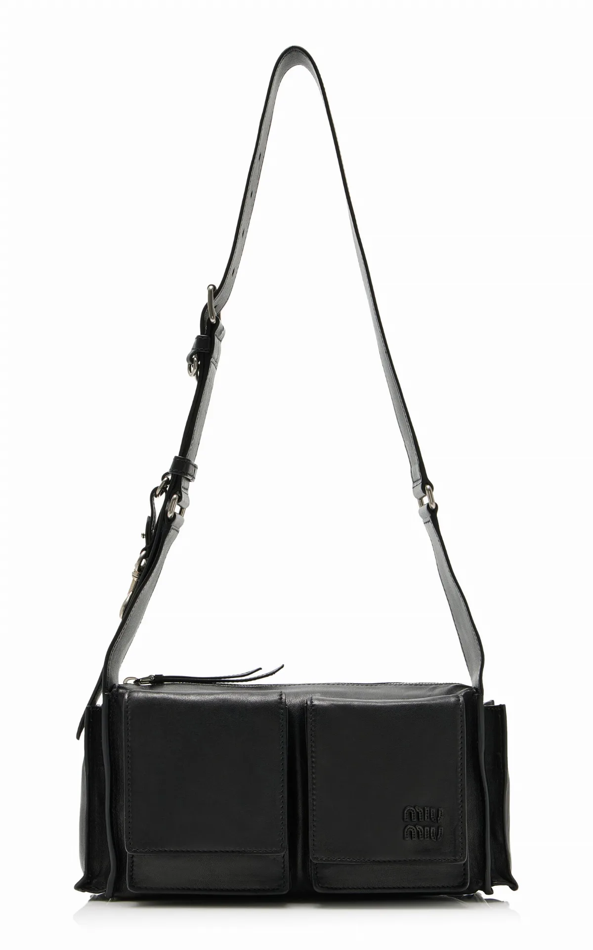 Pocket Utility Leather Bag by Miu Miu