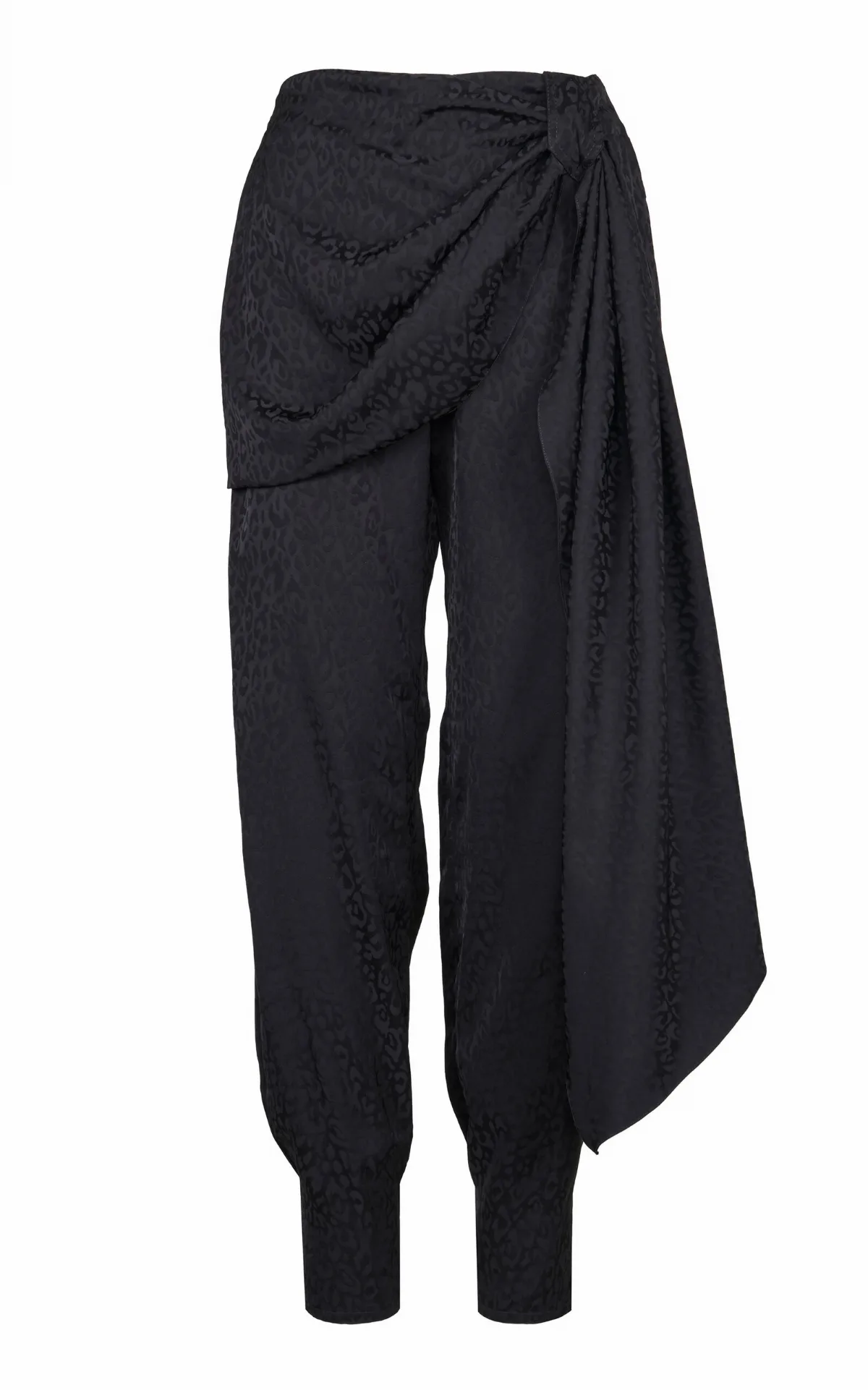 Wild West Draped Jacquard Pants by Johanna Ortiz