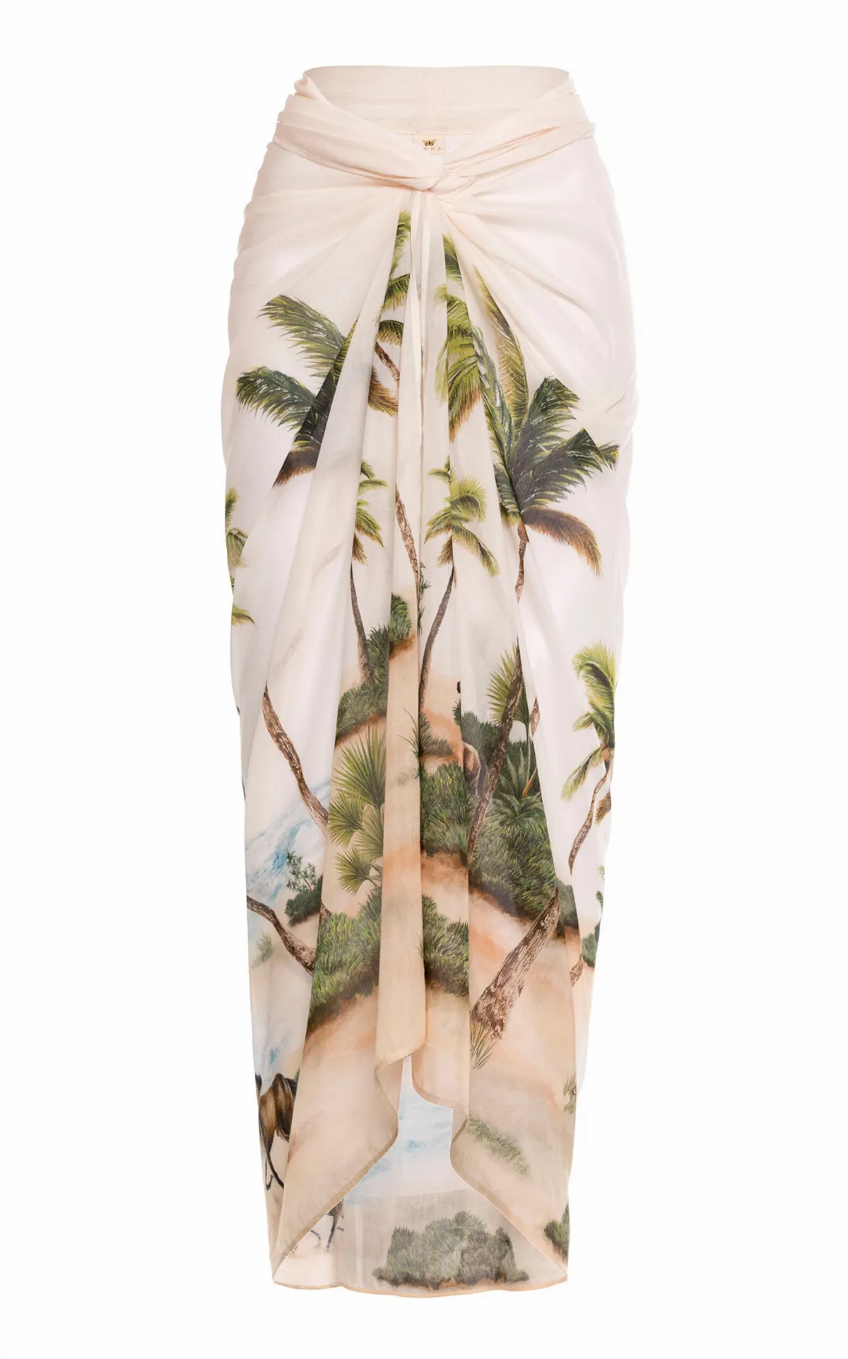 Lavanda Arena Cotton-Silk Scarf by Agua by Agua Bendita