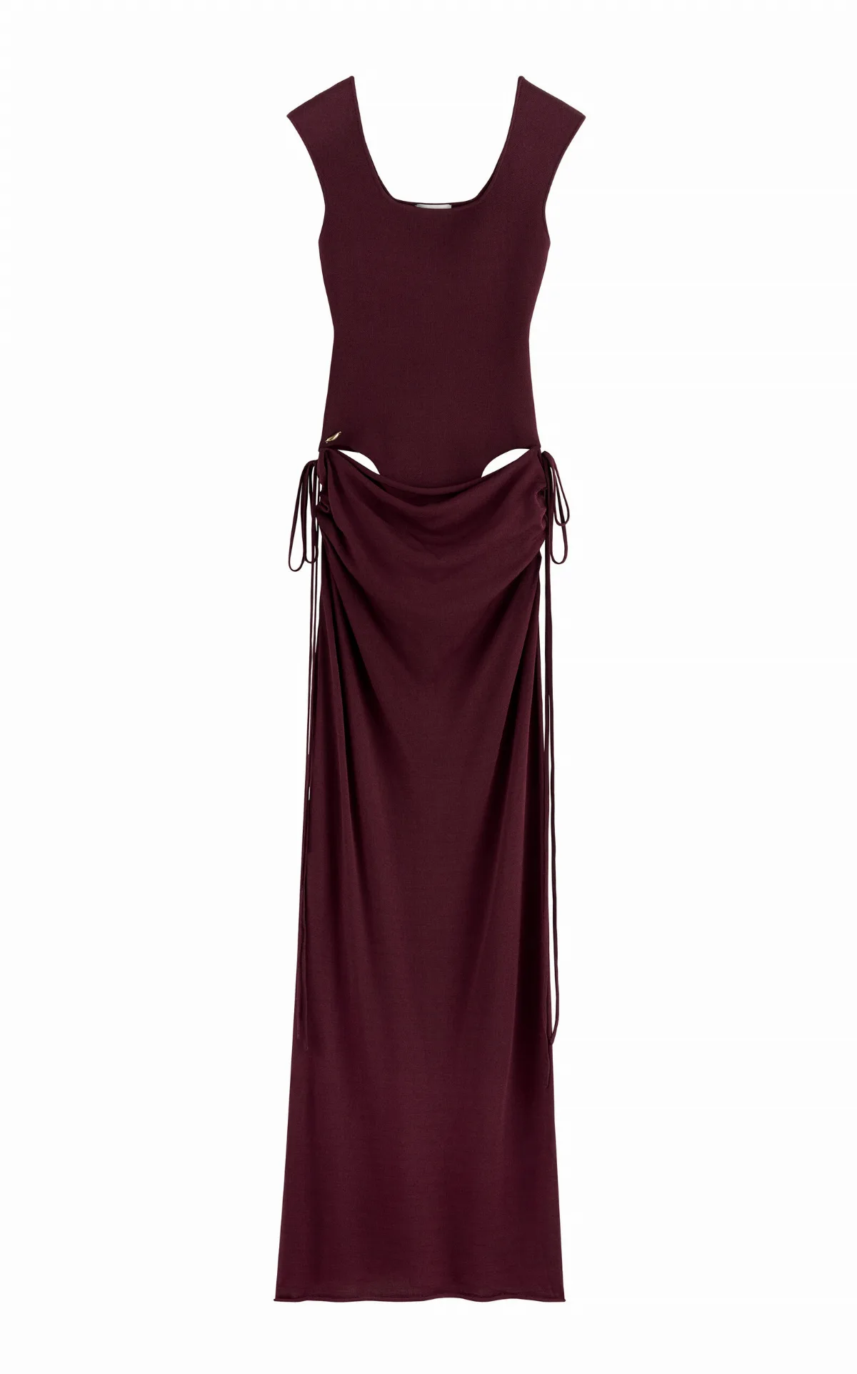 Draped Crepe Maxi Dress by ARAKII