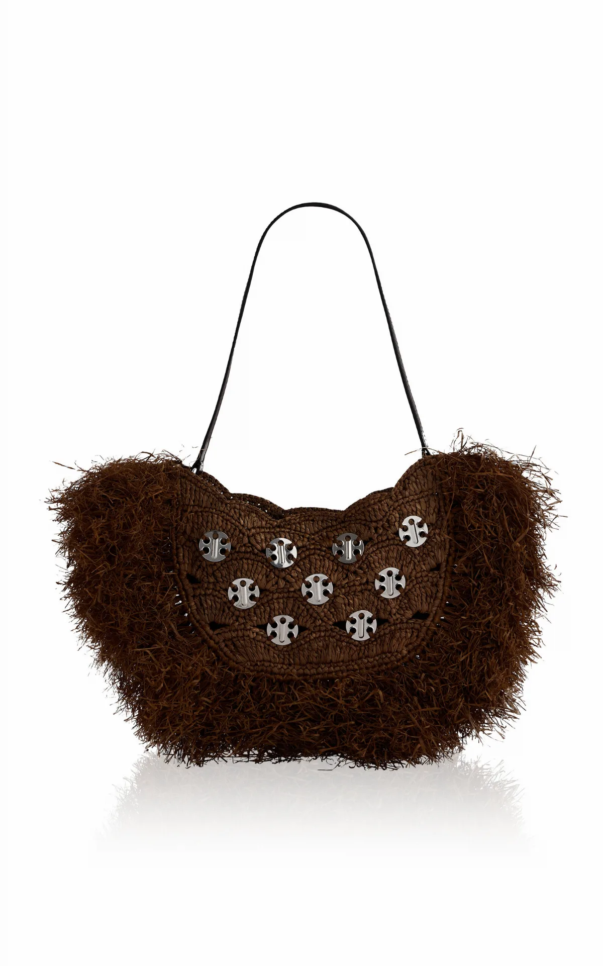 Fringed Fur Shoulder Bag by Rabanne