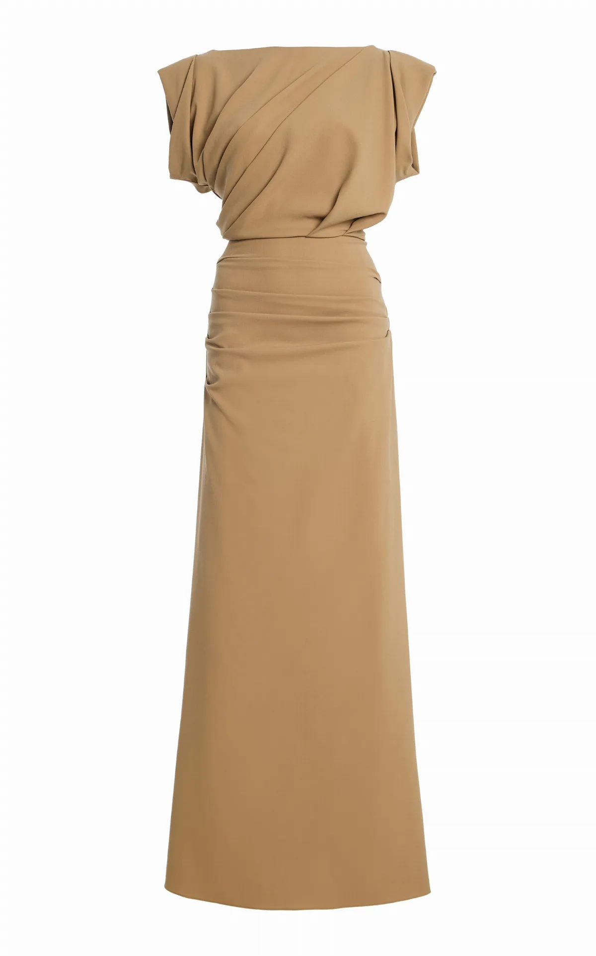 Draped Wool-Blend Maxi Dress by Michael Kors Collection