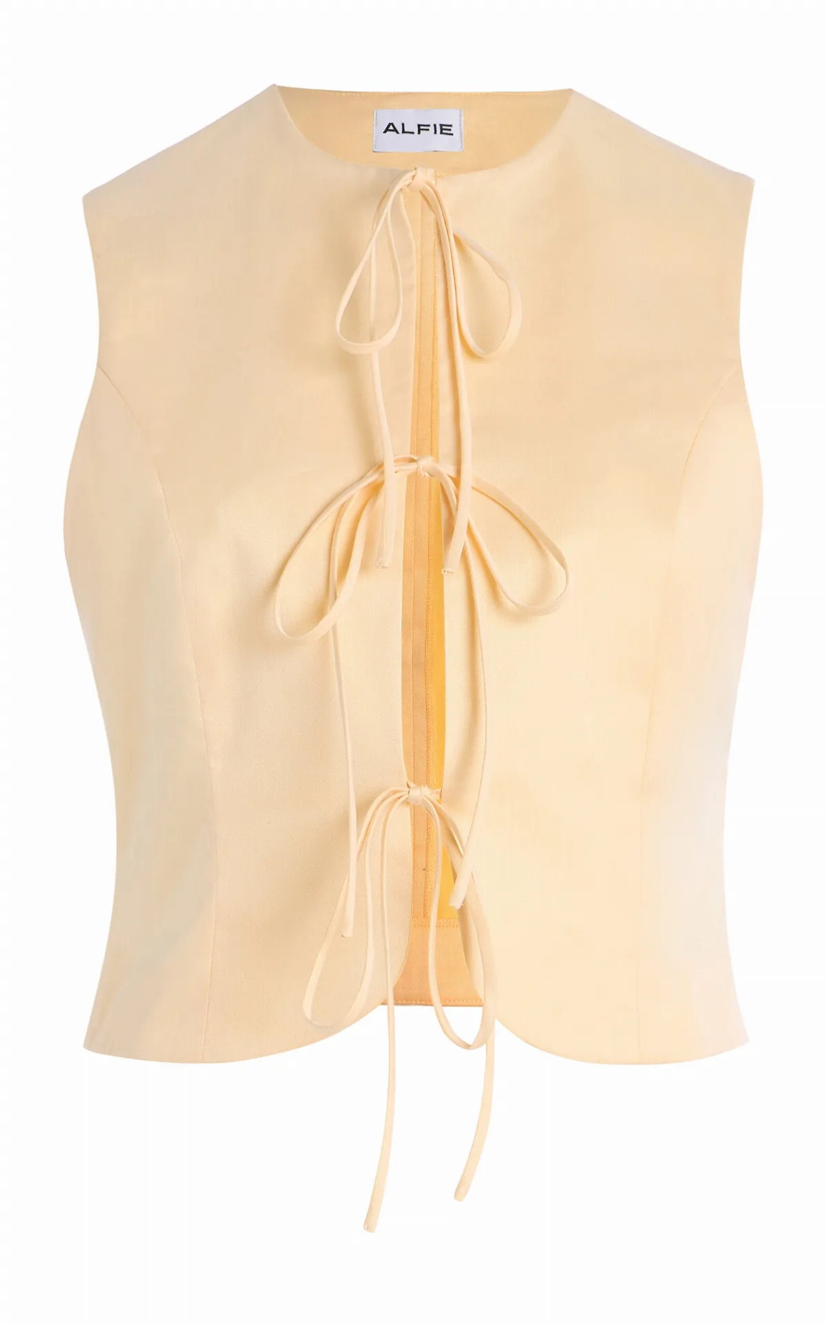 Neda Bow-Detail Cotton Top by Alfie