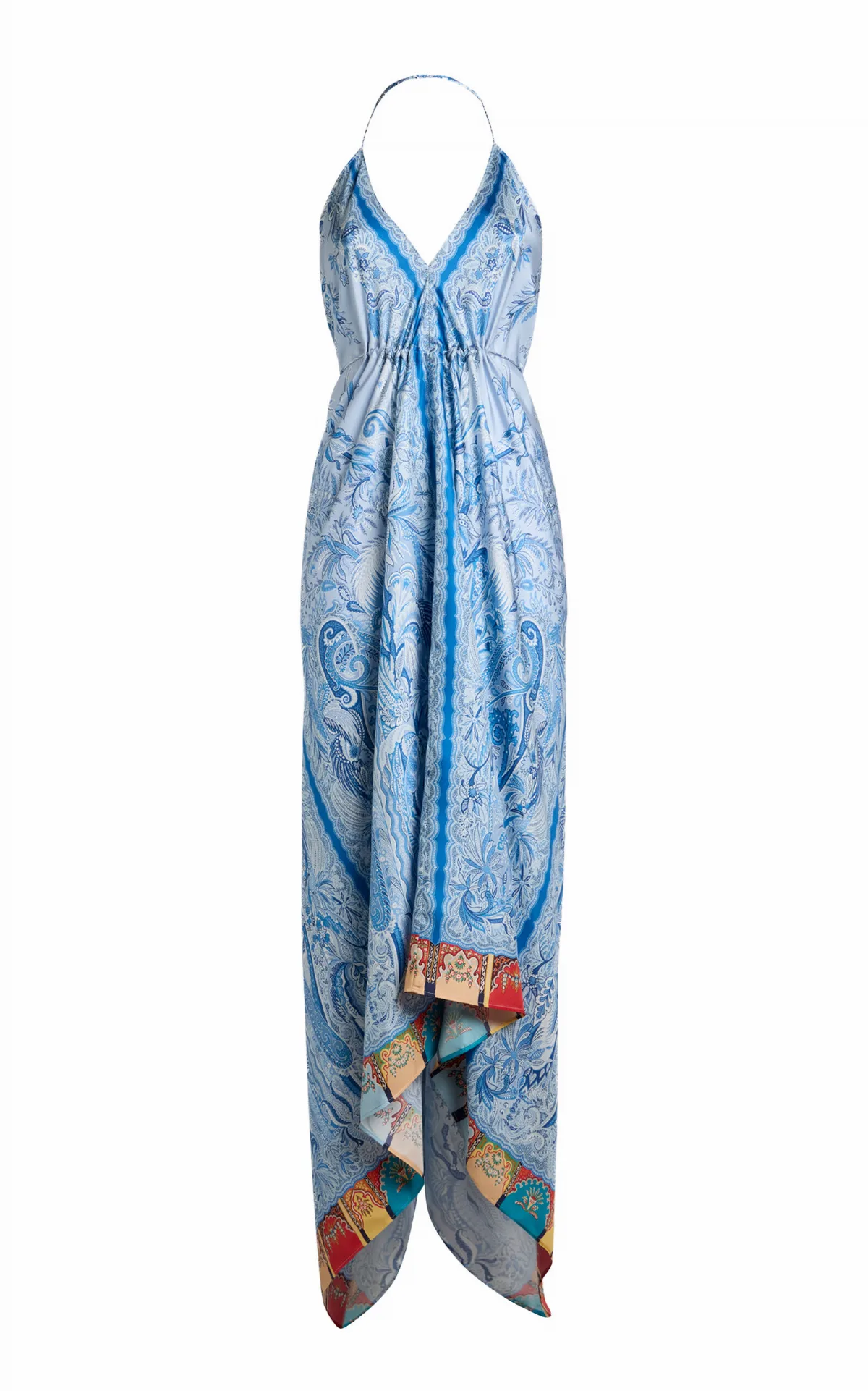 Patterned Asymmetric Midi Dress by Etro