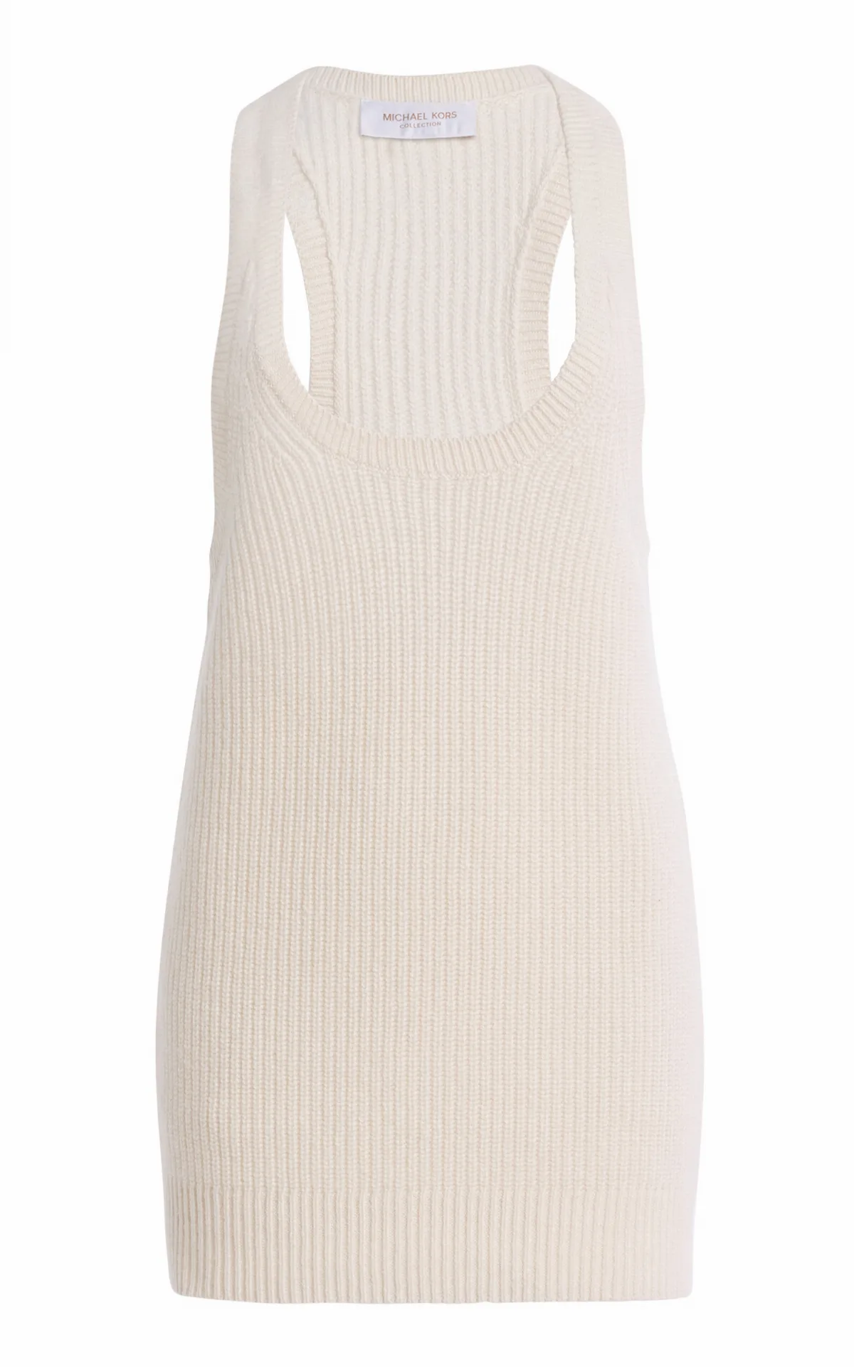 Racer Back Cashmere-Linen Tank Top by Michael Kors Collection