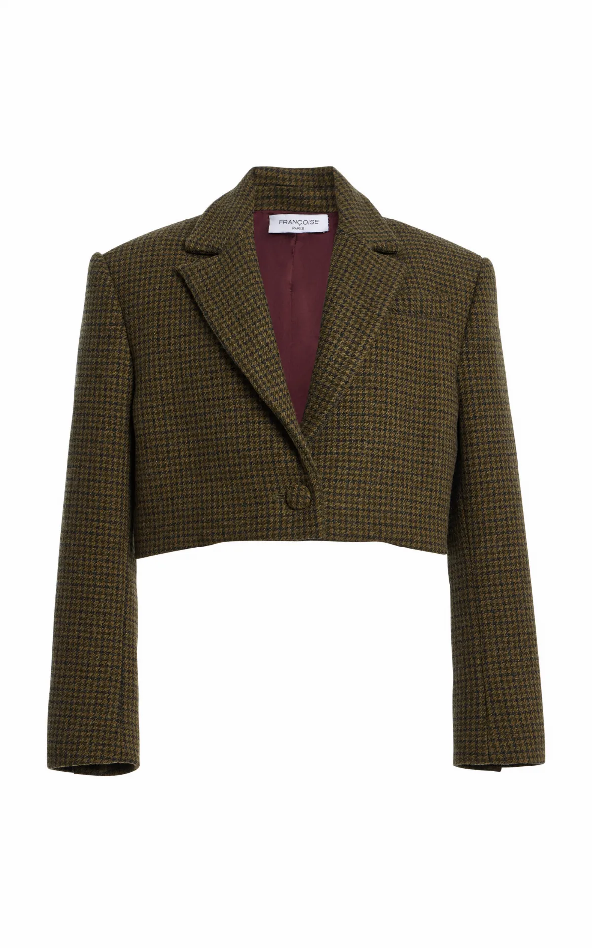 Asani Cropped Wool-Blend Jacket by FRANÇOISE