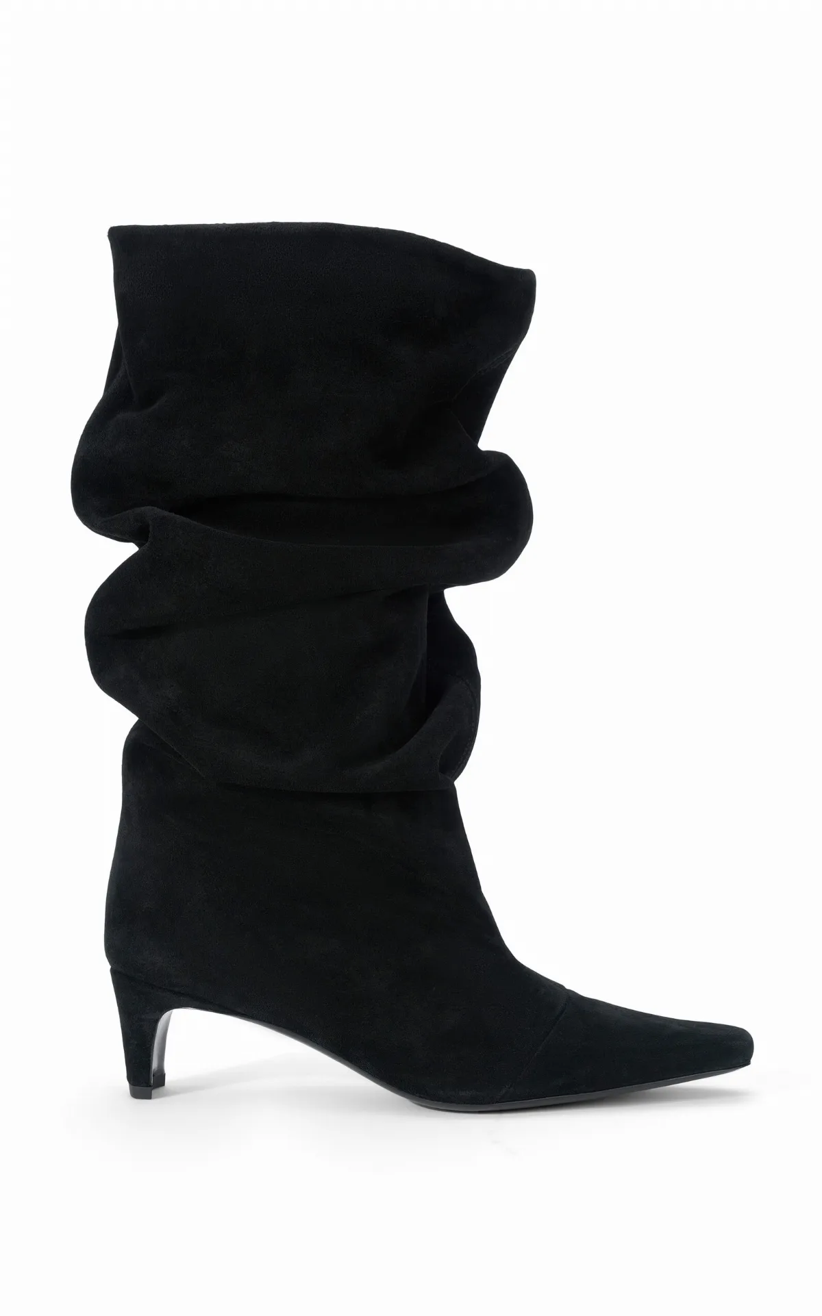 Wally Slouched Leather Boots by STAUD