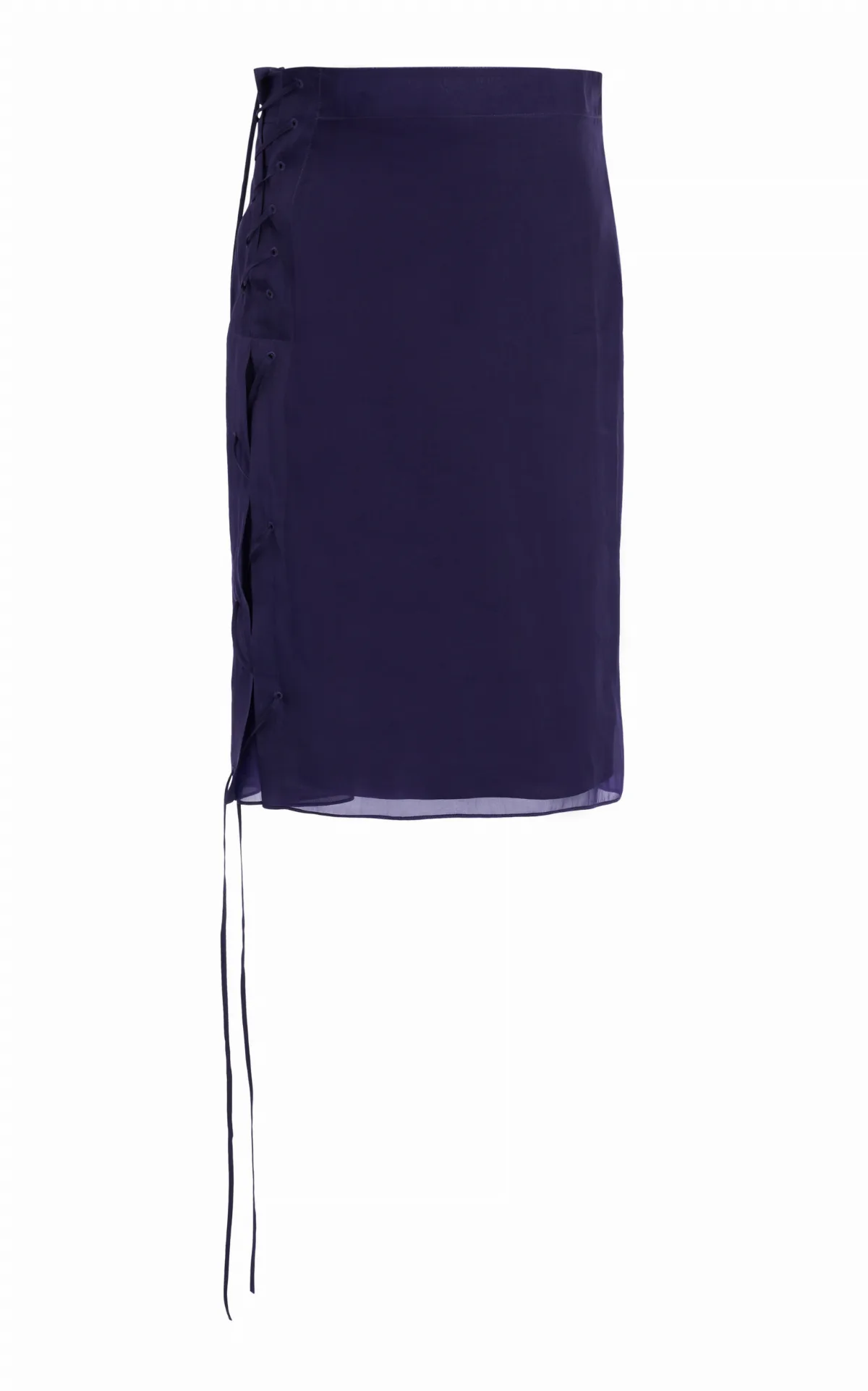 Draped Organza Midi Skirt by Ferragamo