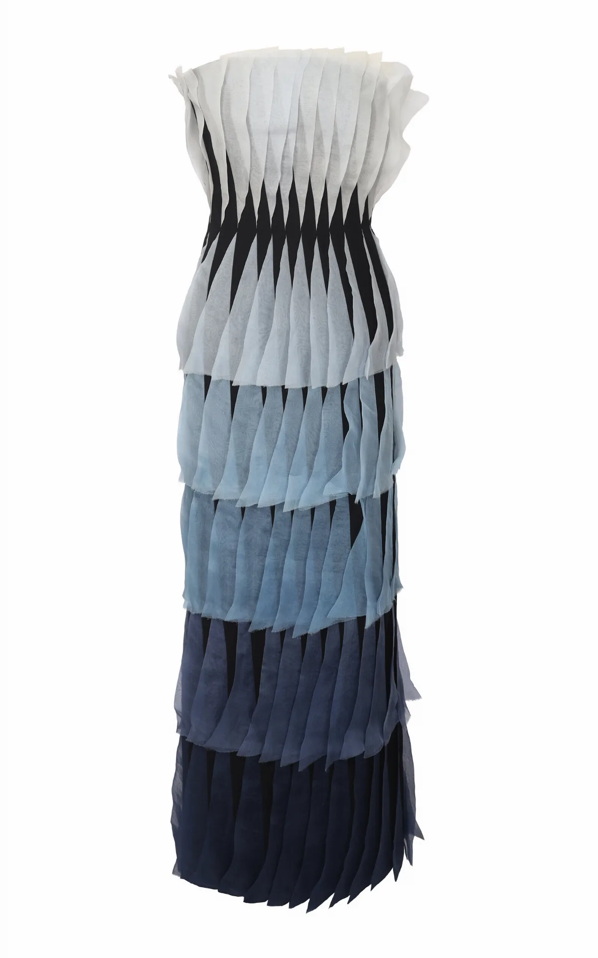 Phyllis Pleated Silk-Blend Organza Maxi Dress by Chorus