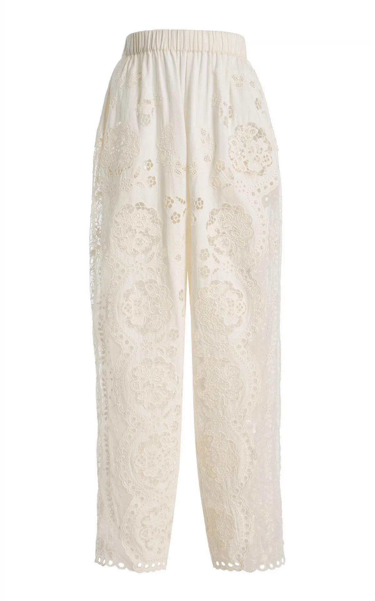 Gardener Embroidered Cotton Pants by Sea