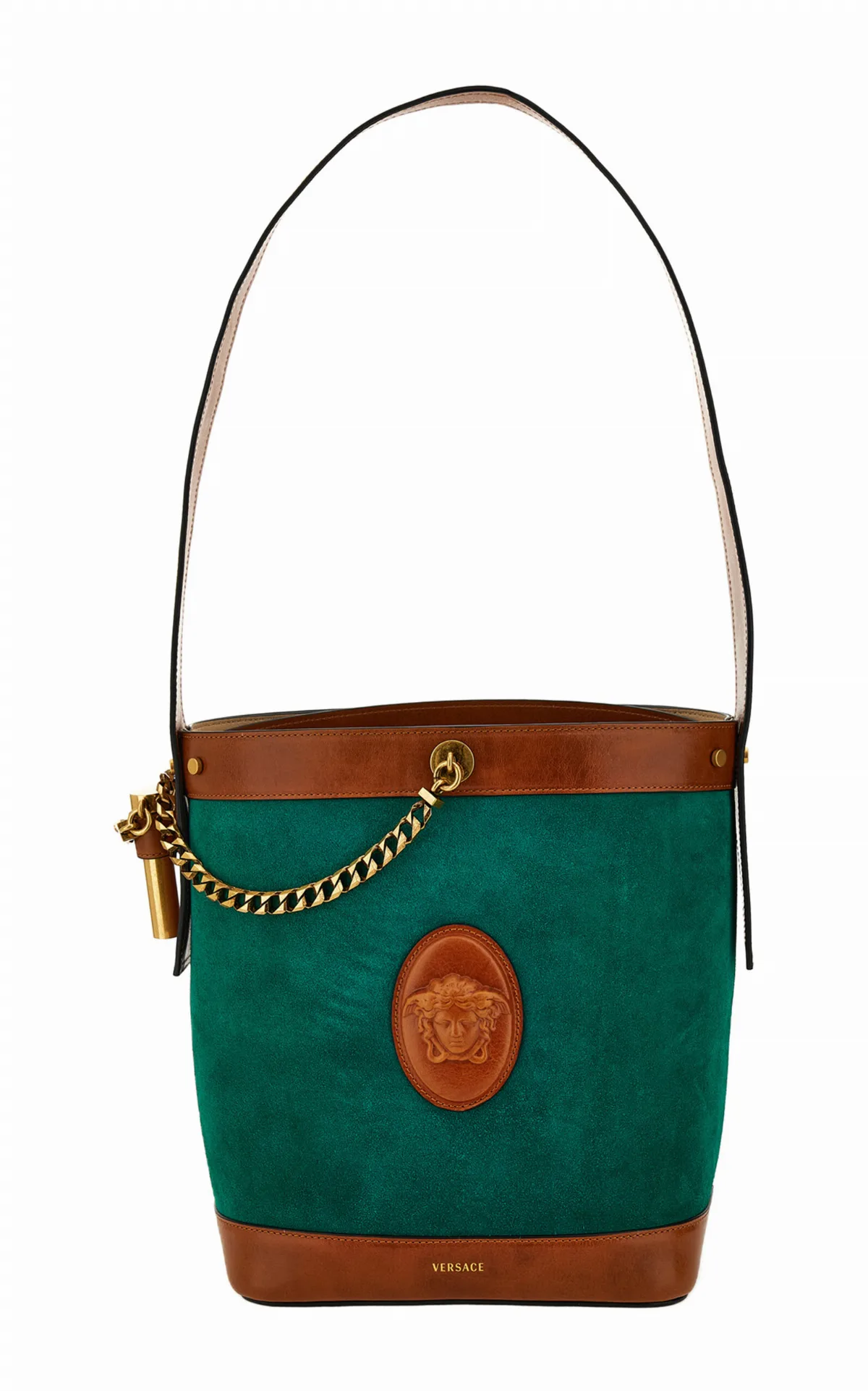 Small Bucket Bag by Versace