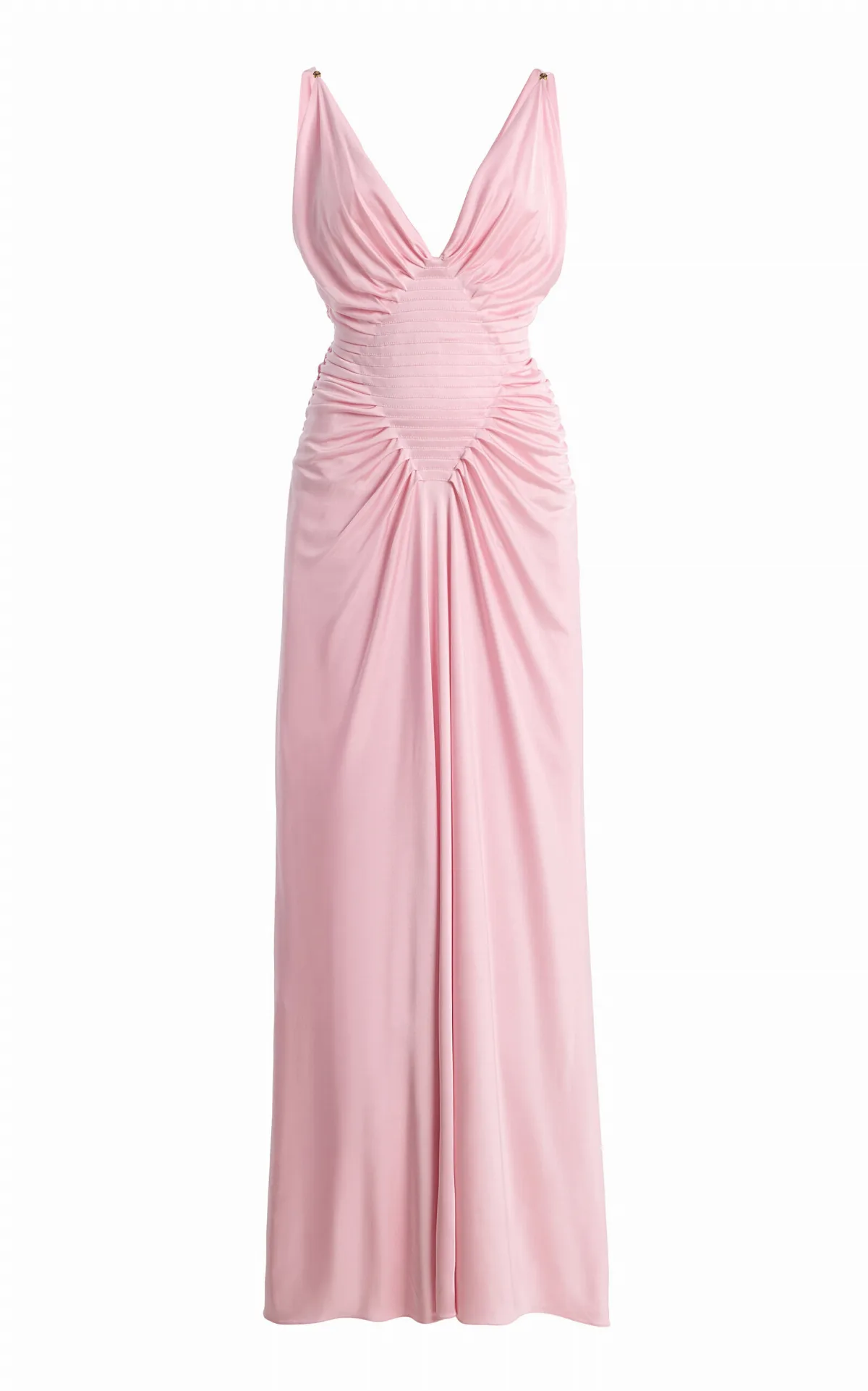 Pleated Jersey Gown by Versace