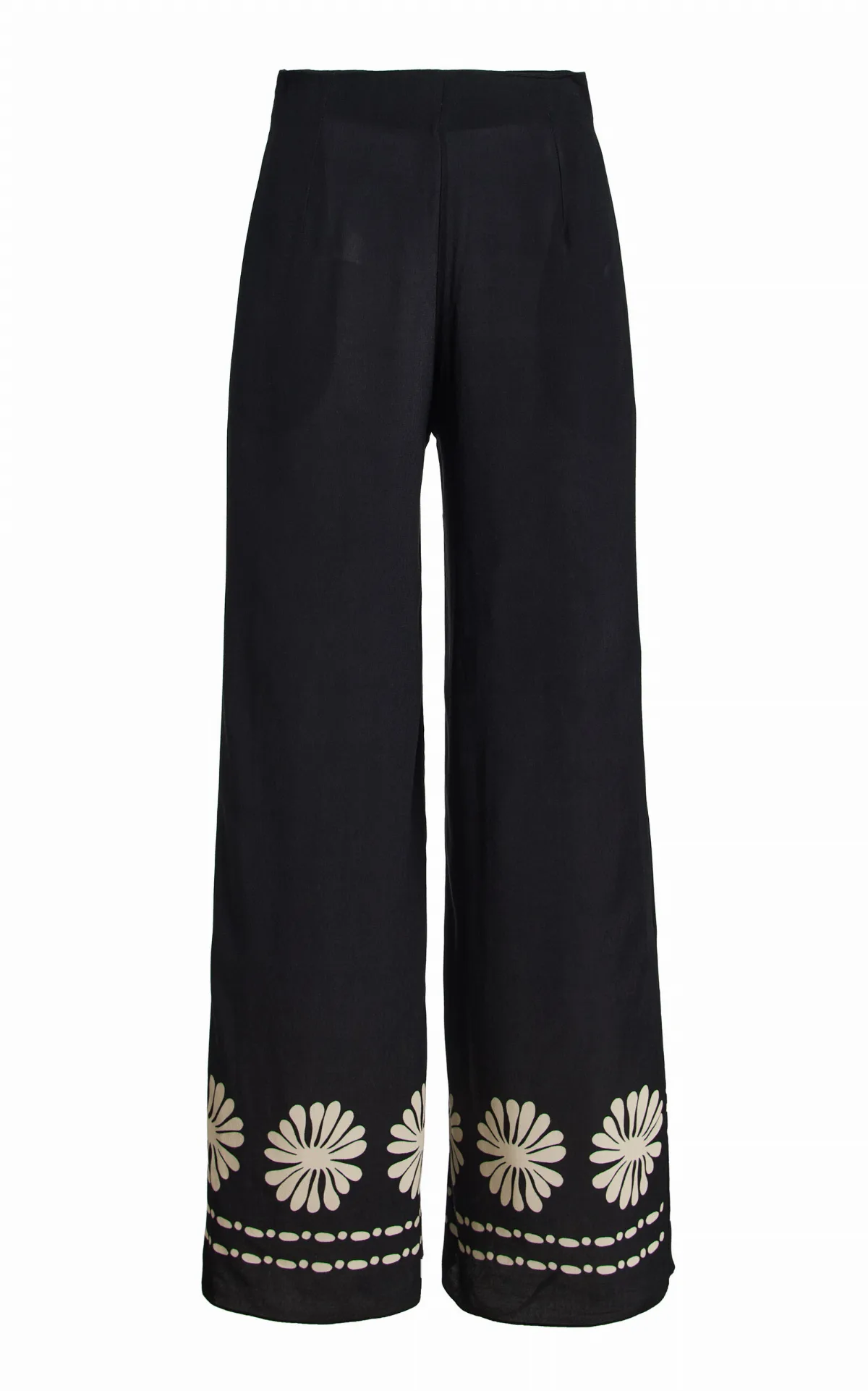 Toya Printed Crepe Wide-Leg Pants by Cala de la Cruz