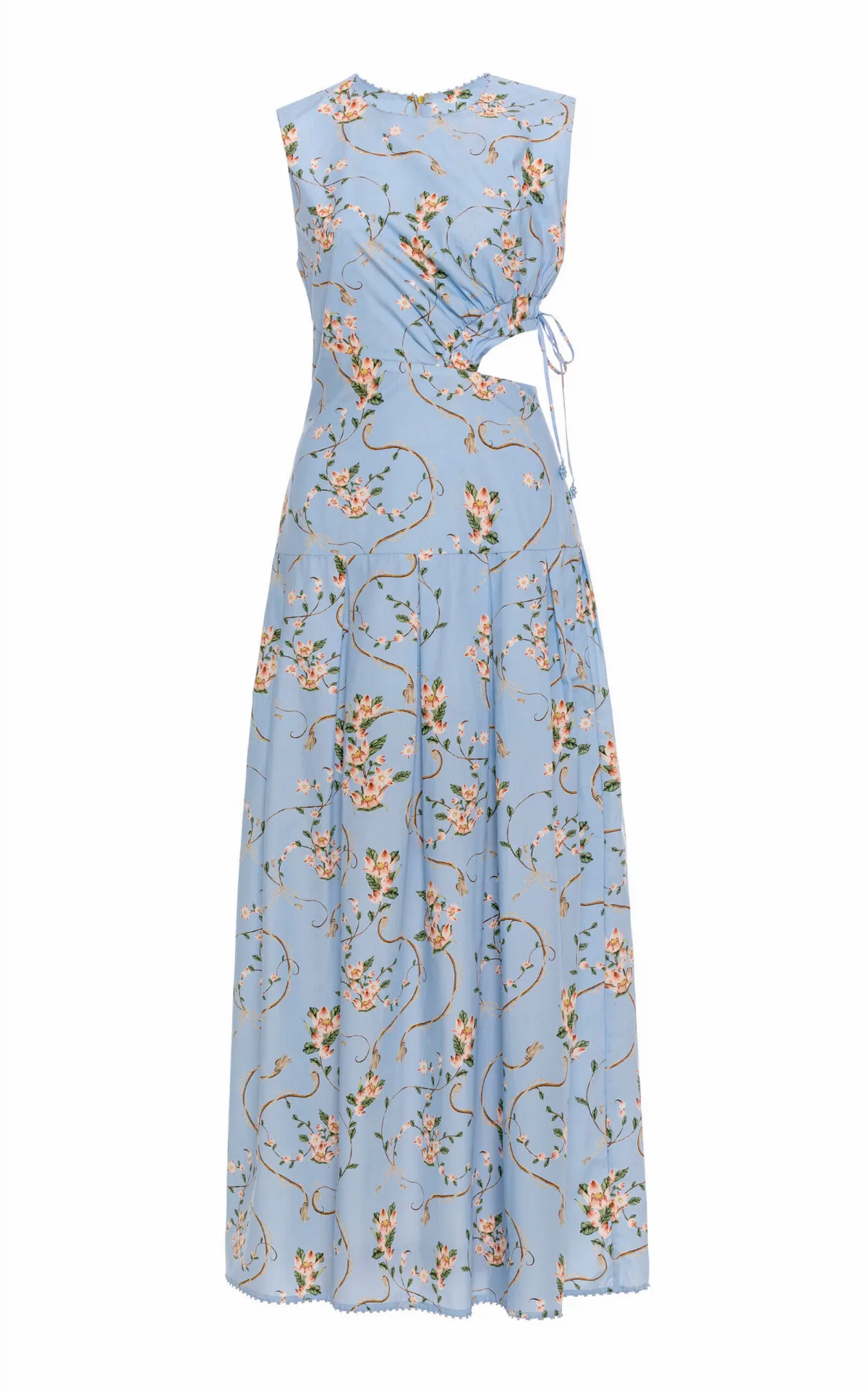Otoño Navegante Cotton Midi Dress by Agua by Agua Bendita