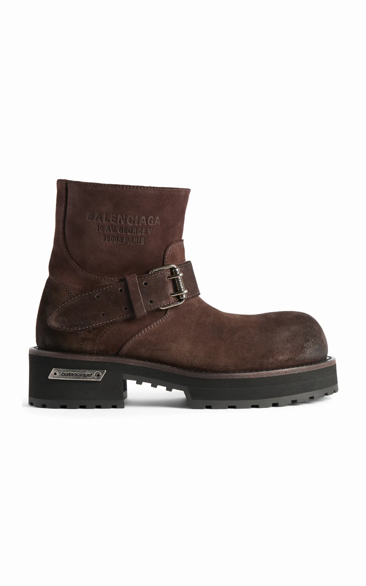 Venom Suede Mini Booties by Balenciaga