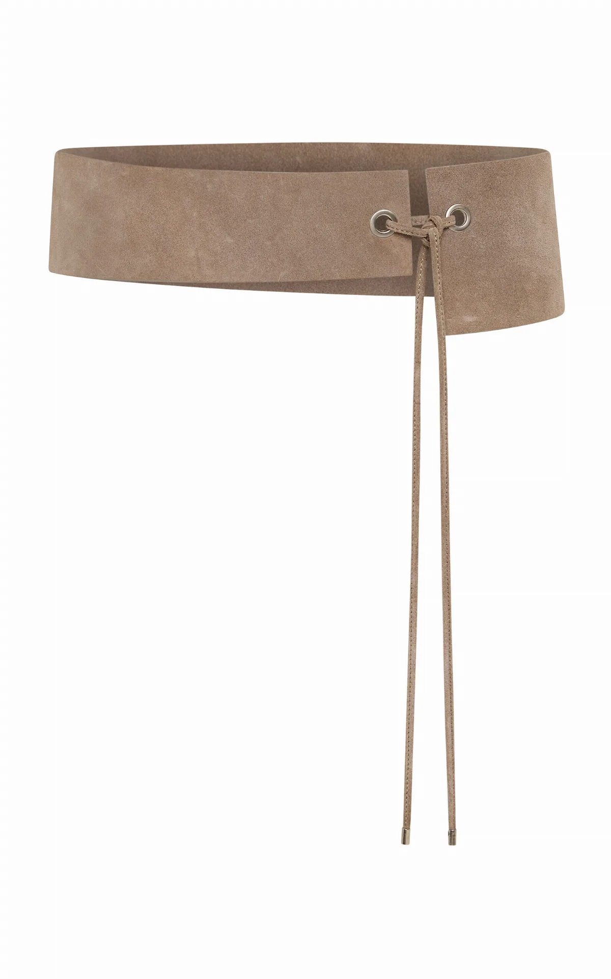 Suede Asymmetric Belt by St. Agni