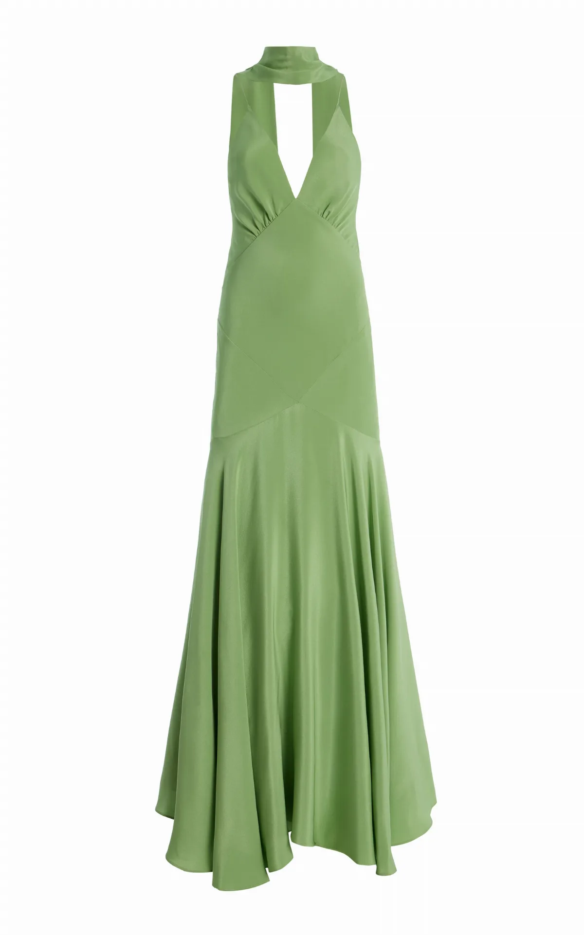 Silk Crepe Bias Maxi Dress by Rodarte