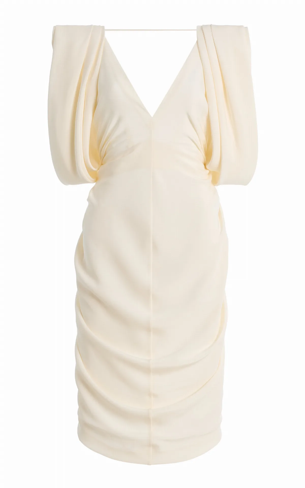 Ruffled Silk Midi Dress by Versace