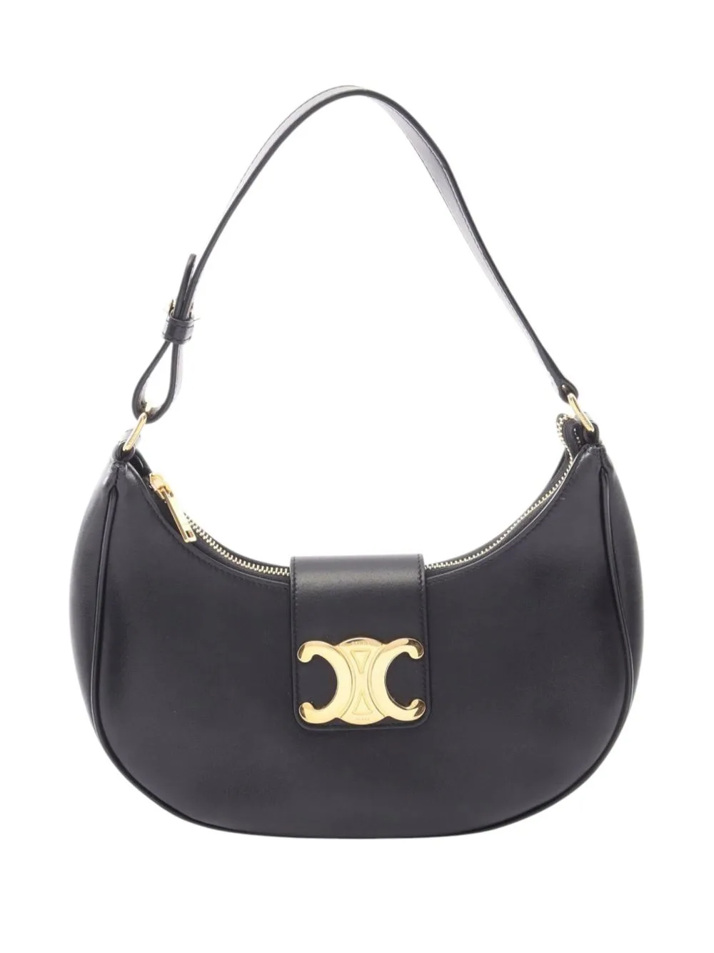 2000-2026 Medium Calfskin Triomphe Ava Shoulder Bag by Celine Pre-Owned