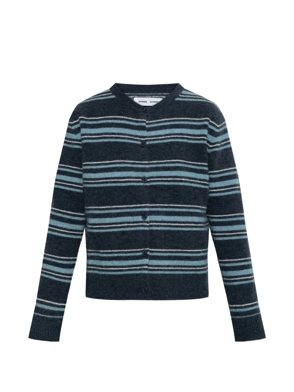 Nor Striped Cardigan by SAMSOE SAMSOE