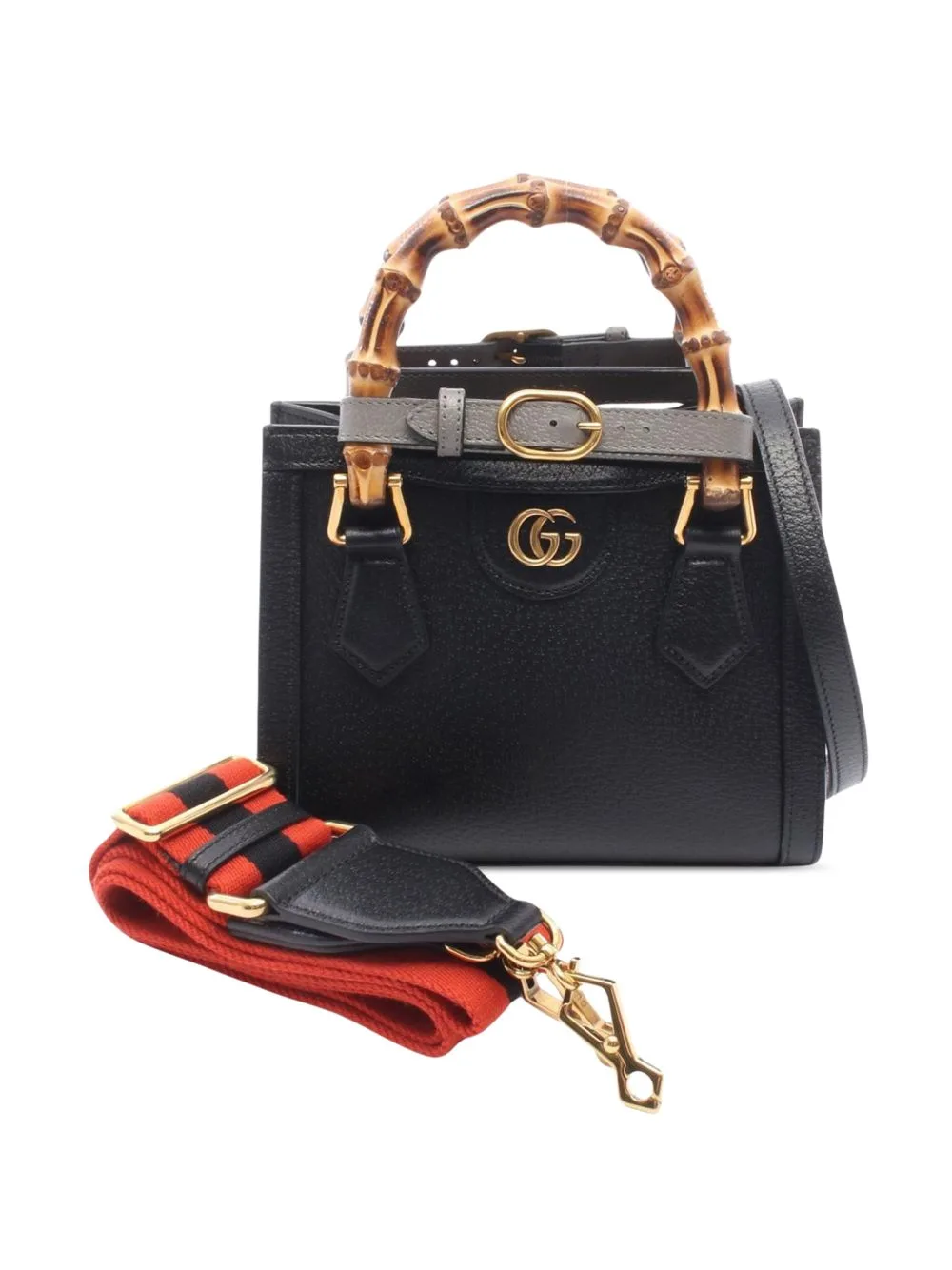 2016-2026 Mini Calfskin Bamboo Diana Satchel