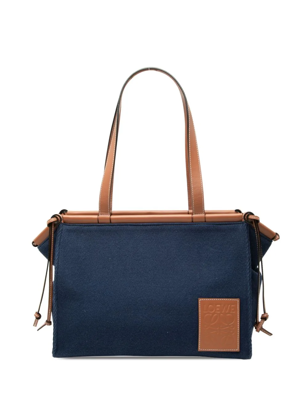 2021 Small Canvas Cushion Tote Bag by Loewe Pre-Owned