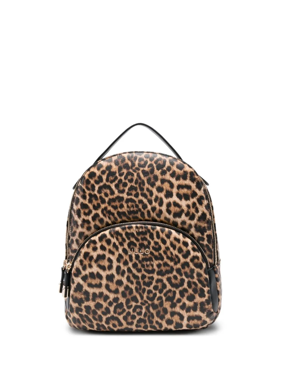 Small Animalier Leopard Print Backpack by LIU JO