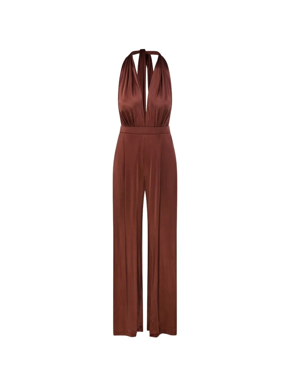 Lennox Halterneck Plunging Jumpsuit