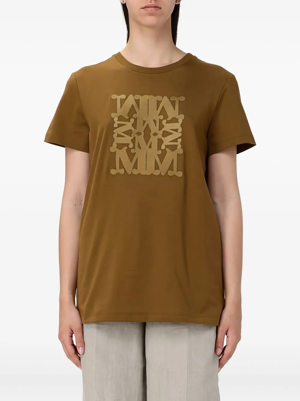 Embroidered-Motif T-Shirt by Max Mara