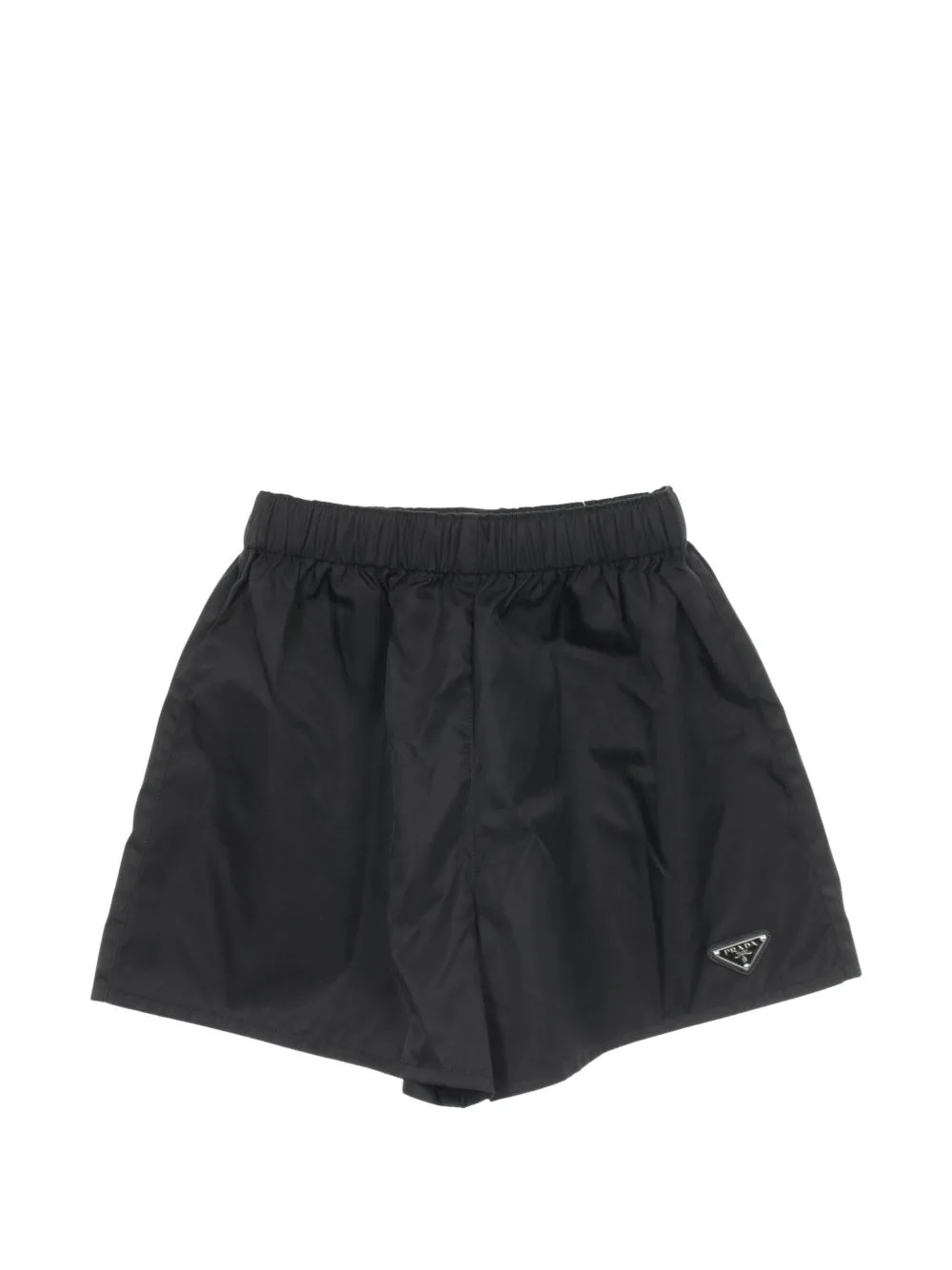 2010s Re-Nylon Logo Shorts by Prada Pre-Owned