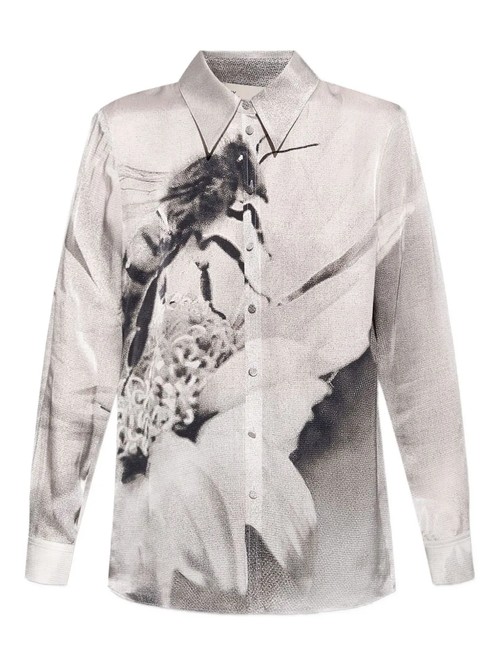 Graphic-Print Shirt by Tory Burch
