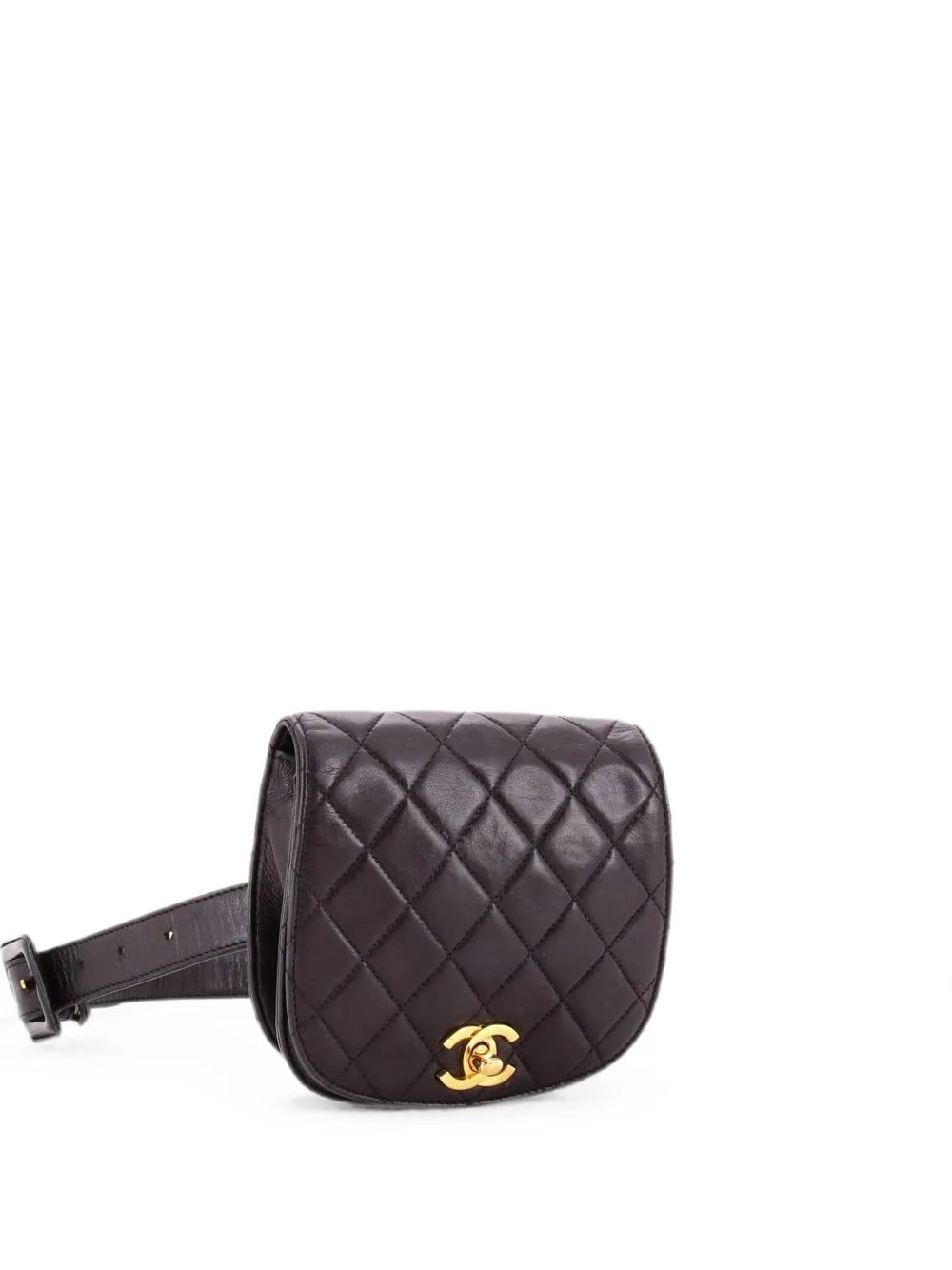 Flap Quilted Leather Small Belt Bag by CHANEL Pre-Owned