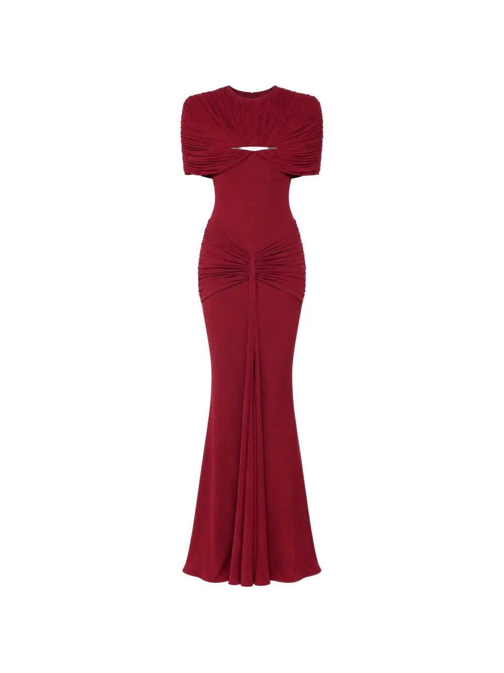 Virginia Draped Metal-Accessory Maxi Dress by CHATS BY C.DAM