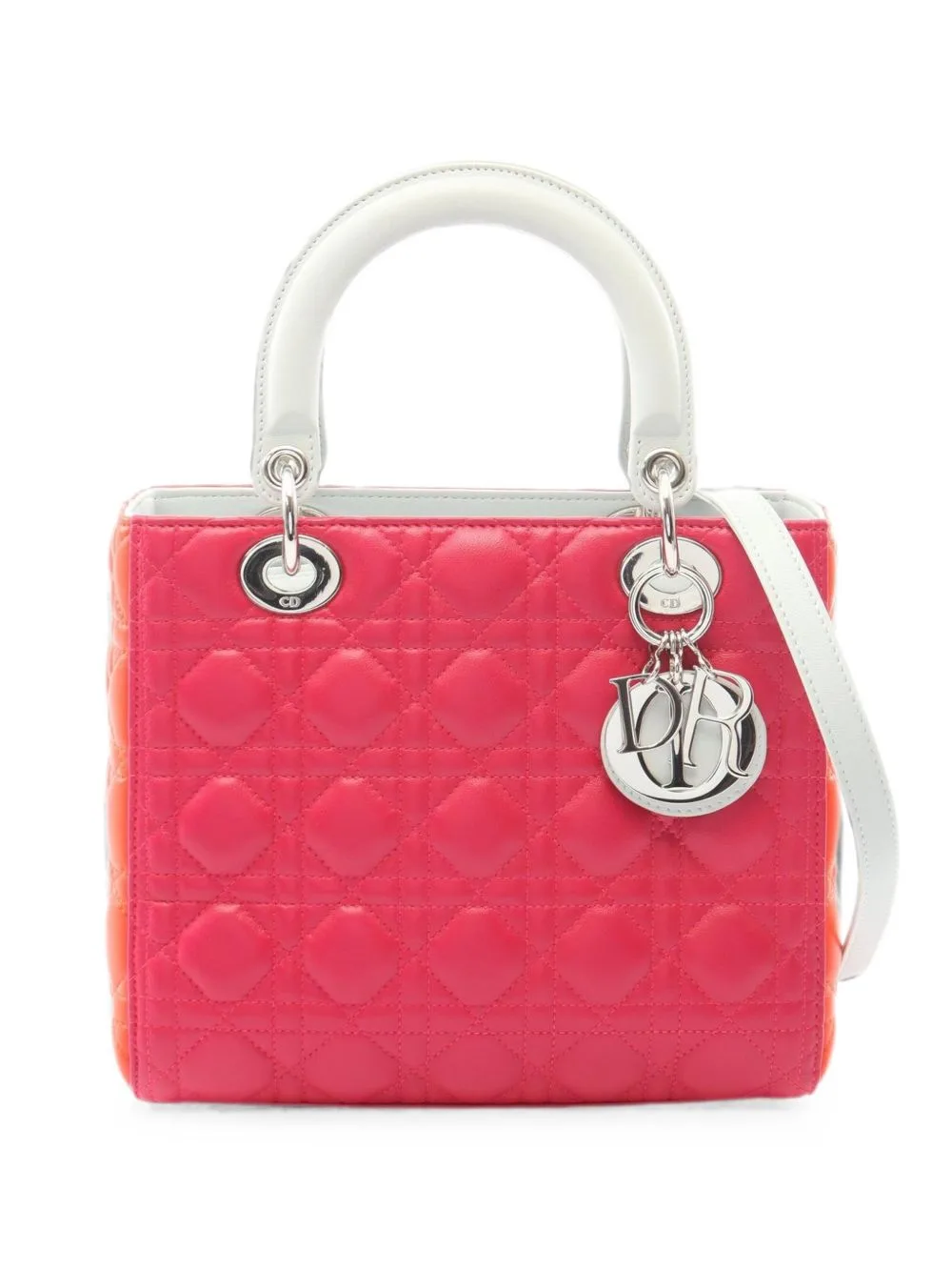 2010s Lady Dior Two-Way Handbag by Christian Dior Pre-Owned